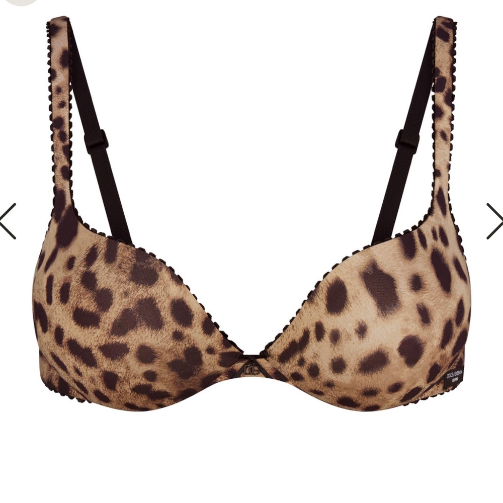 Leopard Print Women's Bra